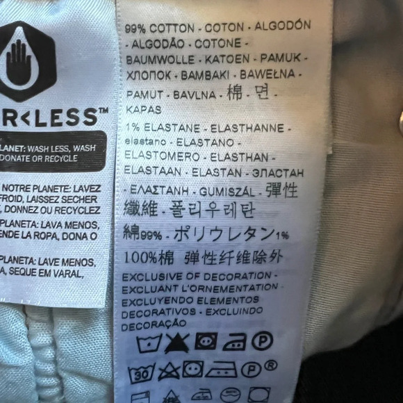 Levi's 501® Original Fit High-Rise Button Fly Jean Shorts Dark Wash Size 32 EUC - Picture 10 of 12